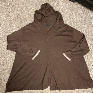 Animale slouch cardigan hoodie